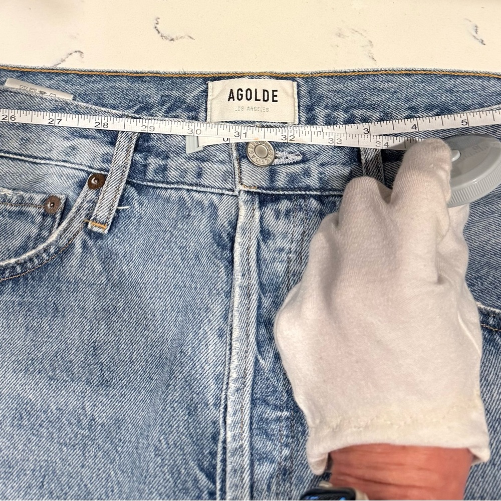 Agolde 90's Pinch Waist High Rise Straight In Navigate - Picture 8 of 8
